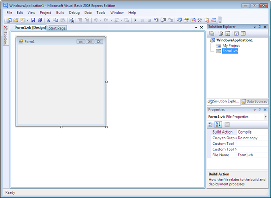 Visual Basic 2008 First Program