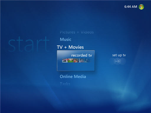 Windows Media Center