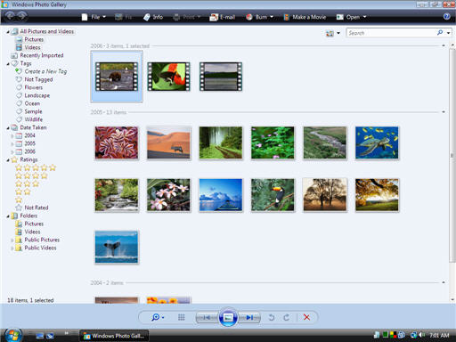 Windows Photo Gallery
