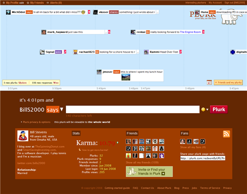 Plurk Dashboard Plurk Dashboard