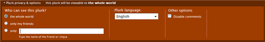 Plurk Privacy Plurk Privacy