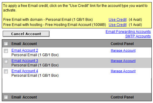 Email Forwarding